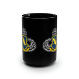 504th PIR Jump Wings Black Mug Mug Printify 