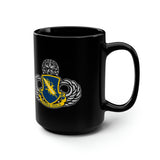 504th PIR Jump Wings Black Mug Mug Printify 