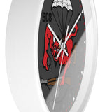 508th Devils Airborne Wall Clock Home Decor Printify 