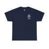 517th PRCT Front Back WWII Airborne Distressed Insignia - Unisex Heavy Cotton Tee T-Shirt Printify 