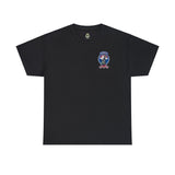 517th PRCT Front Back WWII Airborne Distressed Insignia - Unisex Heavy Cotton Tee T-Shirt Printify 