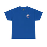 517th PRCT Front Back WWII Airborne Distressed Insignia - Unisex Heavy Cotton Tee T-Shirt Printify 