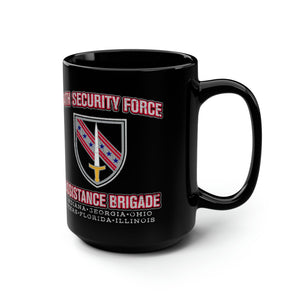 54th SFAB Black Mug Mug Printify 15oz 