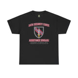 54th SFAB National Guard Insignia - Unisex Heavy Cotton Tee T-Shirt Printify Black S 