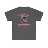 54th SFAB National Guard Insignia - Unisex Heavy Cotton Tee T-Shirt Printify Charcoal S 