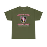 54th SFAB National Guard Insignia - Unisex Heavy Cotton Tee T-Shirt Printify Military Green S 