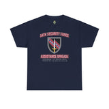 54th SFAB National Guard Insignia - Unisex Heavy Cotton Tee T-Shirt Printify Navy S 