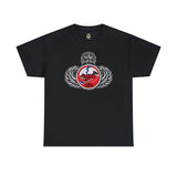 596th AEB - Unisex Heavy Cotton Tee T-Shirt Printify Black S 