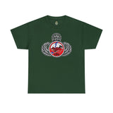 596th AEB - Unisex Heavy Cotton Tee T-Shirt Printify Forest Green S 