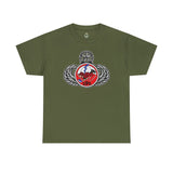 596th AEB - Unisex Heavy Cotton Tee T-Shirt Printify Military Green S 