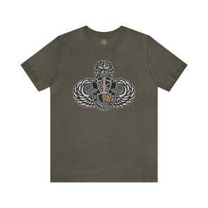 5th Special Forces Group Insignia - Athletic Fit Team Shirt T-Shirt Printify S Army 