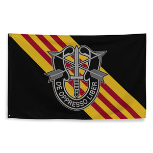 5th Special Forces Group Insignia Indoor Display Flag Wall Art American Marauder 