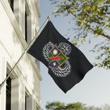 75th Ranger Regiment Jumpmaster Wings Double-Sided Flag - 36 x 60 Home Decor Printify 