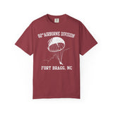 82nd Airborne Division Fort Bragg Old School Dyed Soft Cotton Shirt T-Shirt Printify Chili S 