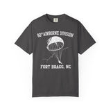 82nd Airborne Division Fort Bragg Old School Dyed Soft Cotton Shirt T-Shirt Printify Graphite S 