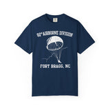82nd Airborne Division Fort Bragg Old School Dyed Soft Cotton Shirt T-Shirt Printify Navy S 