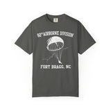 82nd Airborne Division Fort Bragg Old School Dyed Soft Cotton Shirt T-Shirt Printify Pepper S 