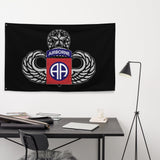 82nd Airborne Division Master Blaster Wings Indoor Display Flag Wall Art American Marauder 