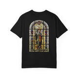 82nd Airborne Saint Mere-Eglise Chapel Old School Dyed Soft Cotton Shirt T-Shirt Printify 