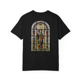 82nd Airborne Saint Mere-Eglise Chapel Old School Dyed Soft Cotton Shirt T-Shirt Printify 