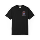 82nd Airborne Saint Mere-Eglise Chapel Old School Dyed Soft Cotton Shirt T-Shirt Printify Black S 