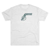 Air Afrique Triblend Athletic Shirt T-Shirt Printify Tri-Blend Heather White M 