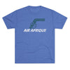 Air Afrique Triblend Athletic Shirt T-Shirt Printify Tri-Blend Vintage Royal M 