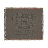 Airborne University Woven Blanket Home Decor Printify 