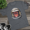 American Marauder Astronaut Chimp - Triblend Athletic Shirt T-Shirt Printify 
