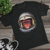 American Marauder Astronaut Chimp - Triblend Athletic Shirt T-Shirt Printify 