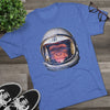 American Marauder Astronaut Chimp - Triblend Athletic Shirt T-Shirt Printify 