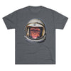 American Marauder Astronaut Chimp - Triblend Athletic Shirt T-Shirt Printify Tri-Blend Premium Heather S 