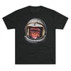 American Marauder Astronaut Chimp - Triblend Athletic Shirt T-Shirt Printify Tri-Blend Vintage Black S 