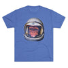 American Marauder Astronaut Chimp - Triblend Athletic Shirt T-Shirt Printify Tri-Blend Vintage Royal S 