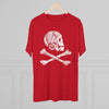 American Marauder Henry Every Pirate Flag Triblend Athletic Shirt T-Shirt Printify 