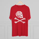 American Marauder Henry Every Pirate Flag Triblend Athletic Shirt T-Shirt Printify 