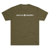 American Marauder Logo Triblend Shirt T-Shirt Printify Tri-Blend Military Green M 