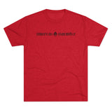 American Marauder Logo Triblend Shirt T-Shirt Printify Tri-Blend Vintage Red S 