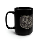 Area J Wildlife Nature Tours 15oz Black Mug Mug Printify 15oz 