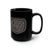 Area J Wildlife Nature Tours 15oz Black Mug Mug Printify 