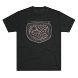 Area J Wildlife Nature Tours Triblend Athletic Shirt T-Shirt Printify Tri-Blend Vintage Black S 