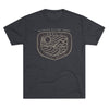 Area J Wildlife Nature Tours Triblend Athletic Shirt T-Shirt Printify Tri-Blend Vintage Navy S 