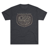 Area J Wildlife Nature Tours Triblend Athletic Shirt T-Shirt Printify Tri-Blend Vintage Navy S 