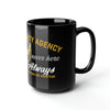 Army Security Agency 15oz Black Mug Mug Printify 15oz 