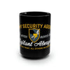 Army Security Agency 15oz Black Mug Mug Printify 