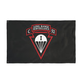 C-52nd LRS Insignia Double-Sided Flag - 36 x 60 Home Decor Printify 36'' × 60'' 
