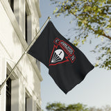 C-52nd LRS Insignia Double-Sided Flag - 36 x 60 Home Decor Printify 
