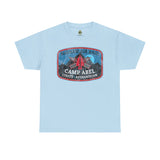 Camp Abel Afghanistan Distressed Camping Badge - Standard Fit Shirt T-Shirt Printify L Light Blue 