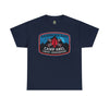 Camp Abel Afghanistan Distressed Camping Badge - Standard Fit Shirt T-Shirt Printify S Navy 