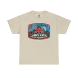 Camp Abel Afghanistan Distressed Camping Badge - Standard Fit Shirt T-Shirt Printify S Sand 